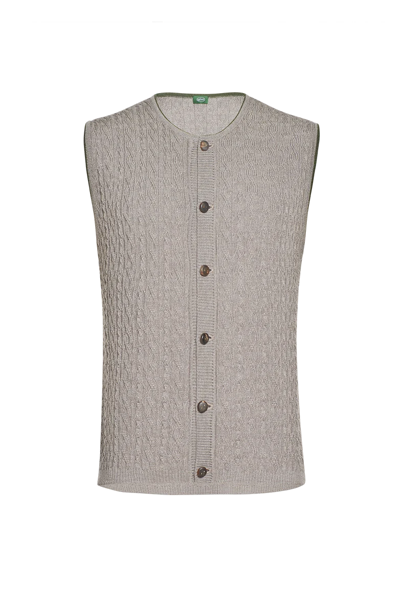 Vorpatinierte Strickweste