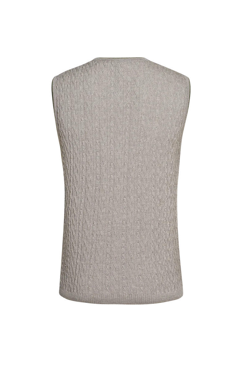 Vorpatinierte Strickweste