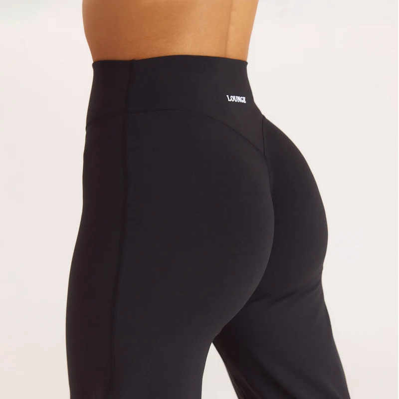 ContourSoft™ Gerade Leggings - Schwarz