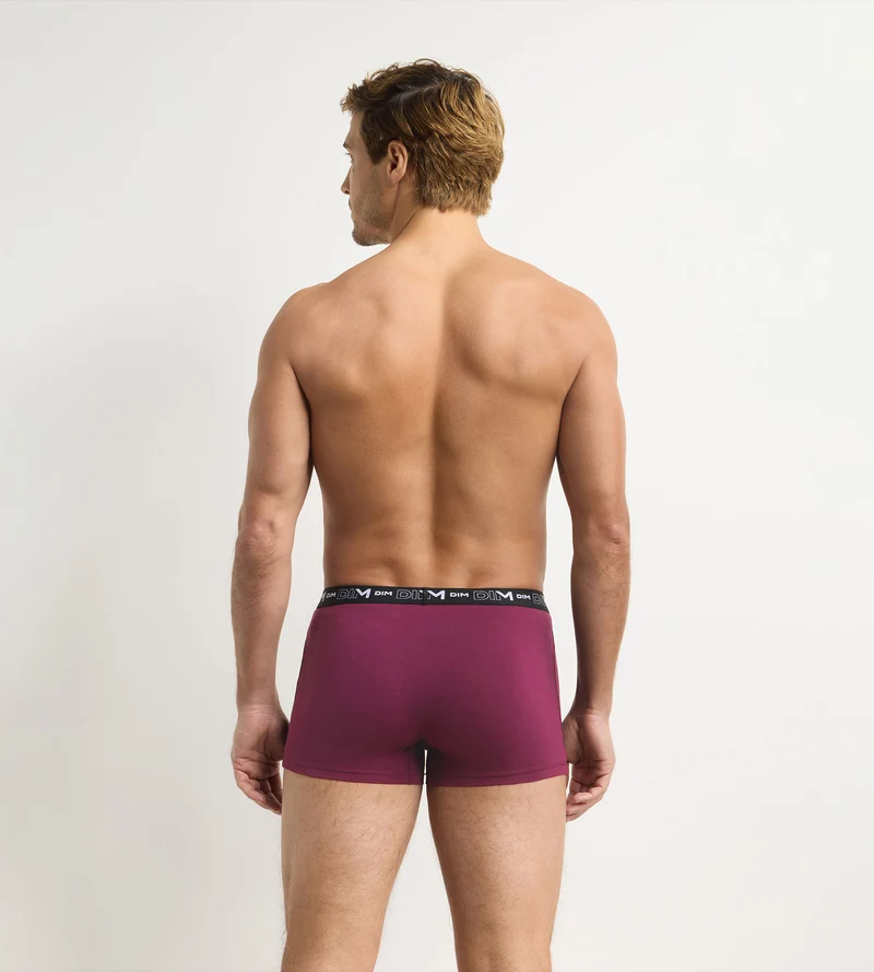 4er-Pack Boxershorts für Herren in Dunkelgrau, Khaki, Rot und Grau aus Stretch-Baumwolle