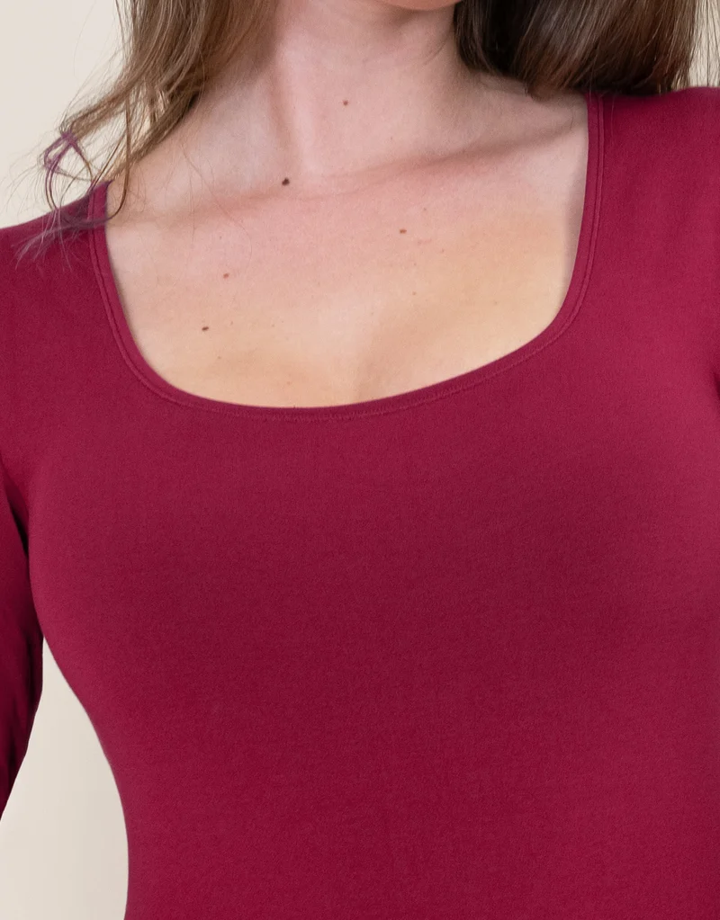 Body Cozy Long Bordeaux