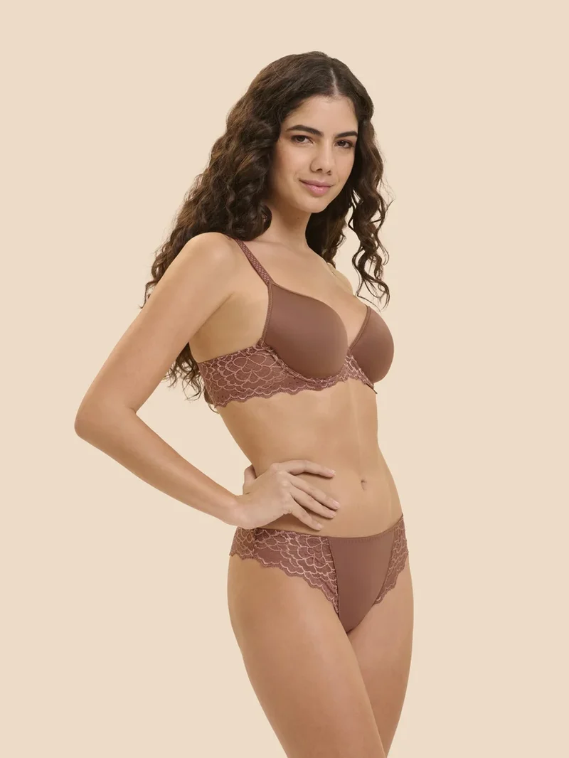 Simone Perele - Caresse 3D Plunge BH Coco Brown