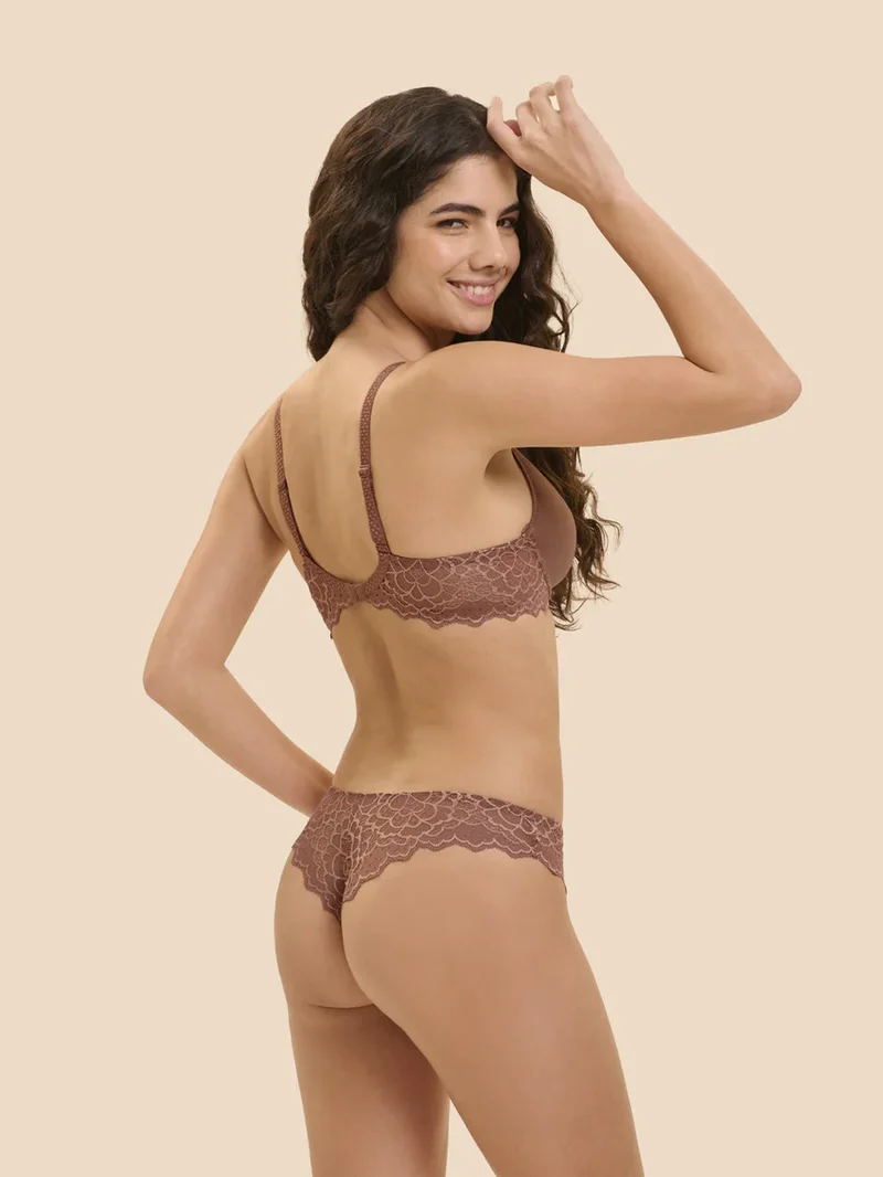 Simone Perele - Caresse 3D Plunge BH Coco Brown