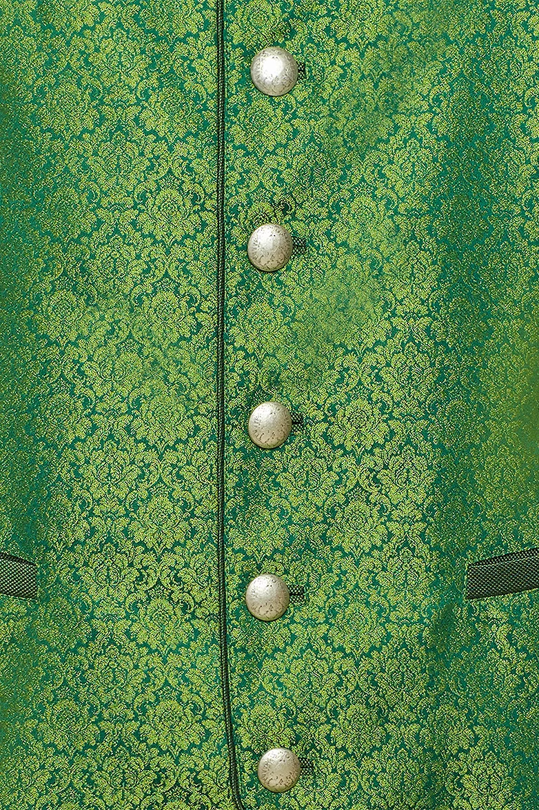 Gilet aus Seidenjacquard