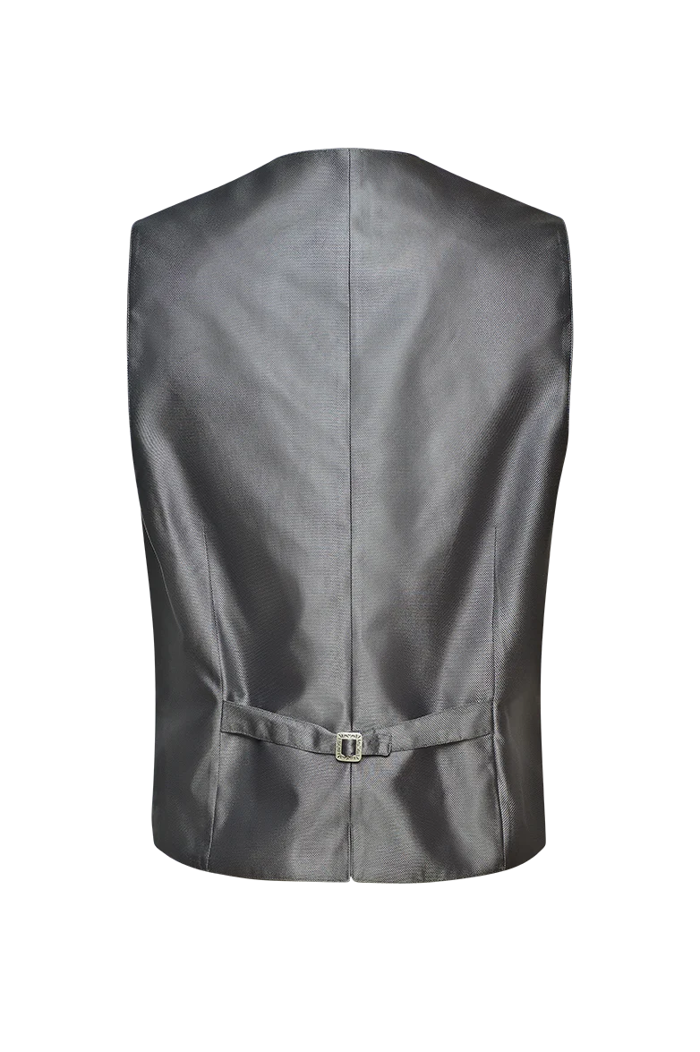 Gilet aus Seidenjacquard
