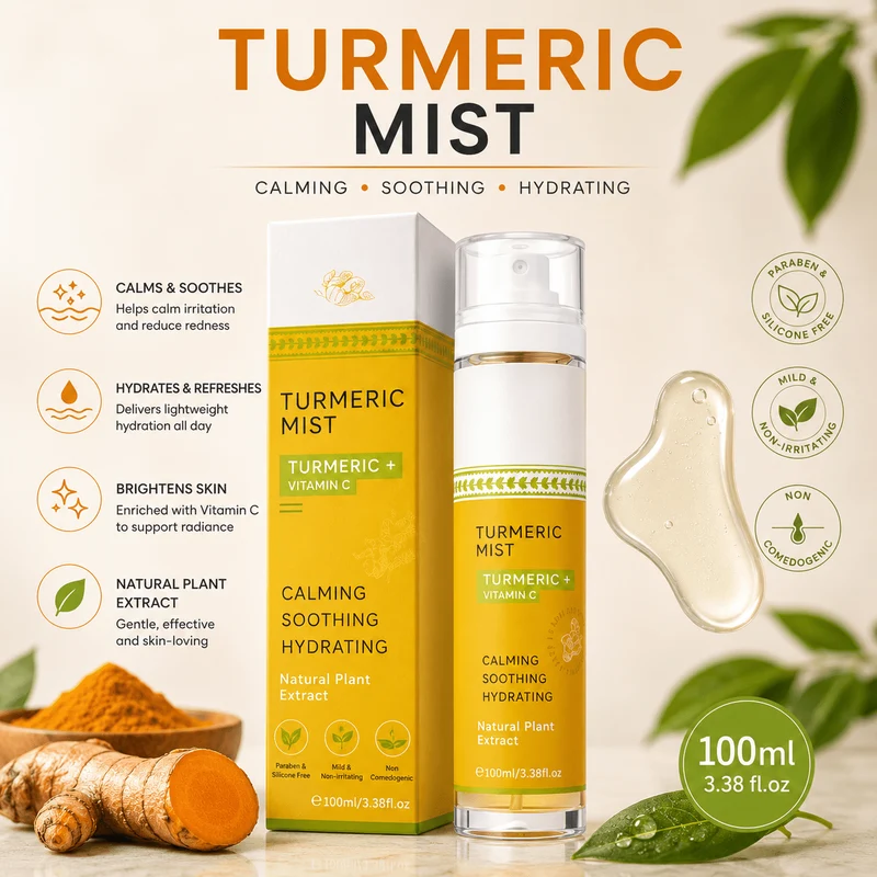 Feuchtigkeitsspendendes Gesichtsspray TS Glow Ritual™ Kurkuma + Vitamin C