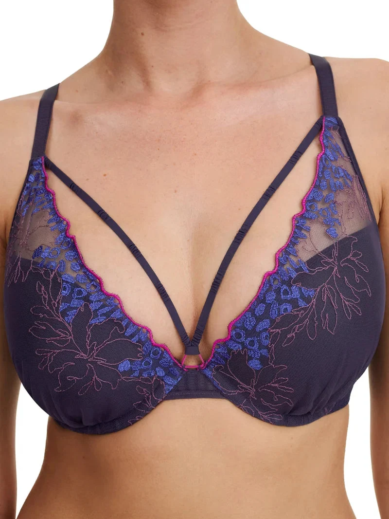 Chantelle - Spice Push-Up-BH Mitternachtsblau Multico