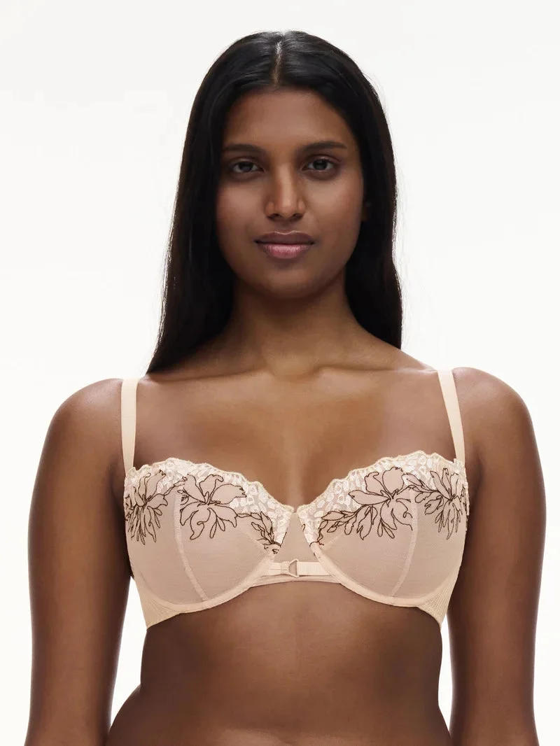 Chantelle - Spice Halbschalen-BH Clay Nude / Schwarz