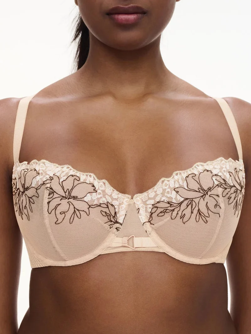 Chantelle - Spice Halbschalen-BH Clay Nude / Schwarz