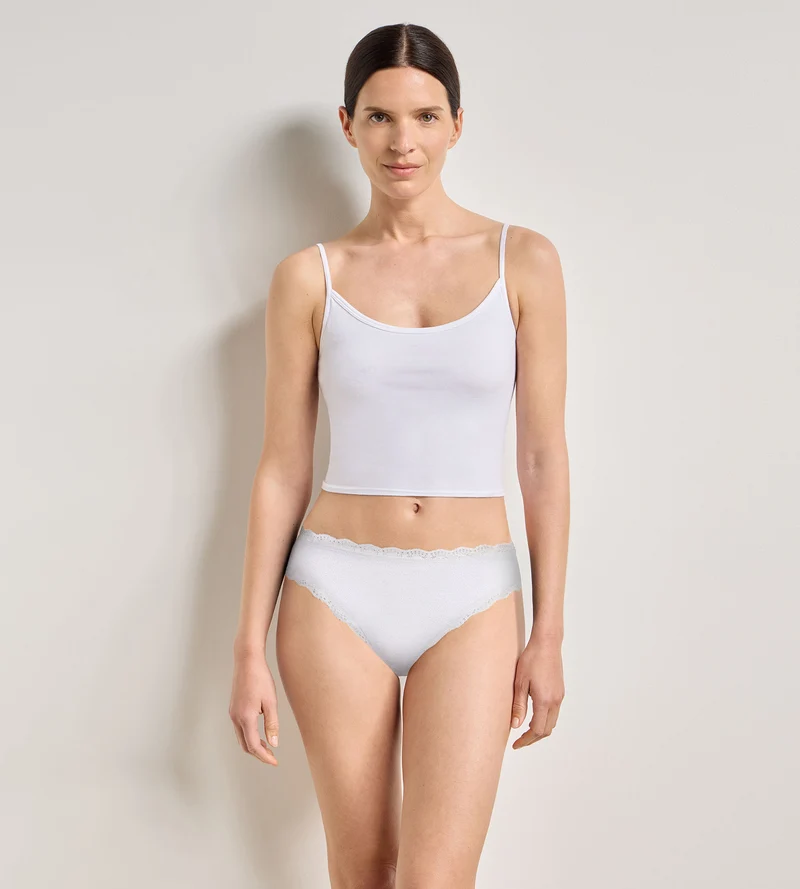 2er-Pack aschgraue Slips Daily Coton Dentelle