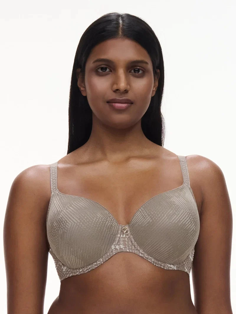 Chantelle - Intrigue Memory-BH mit Überzug, Safarigrau