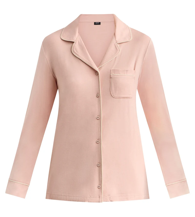 Puderrosa Pyjamahemd Soft Blush