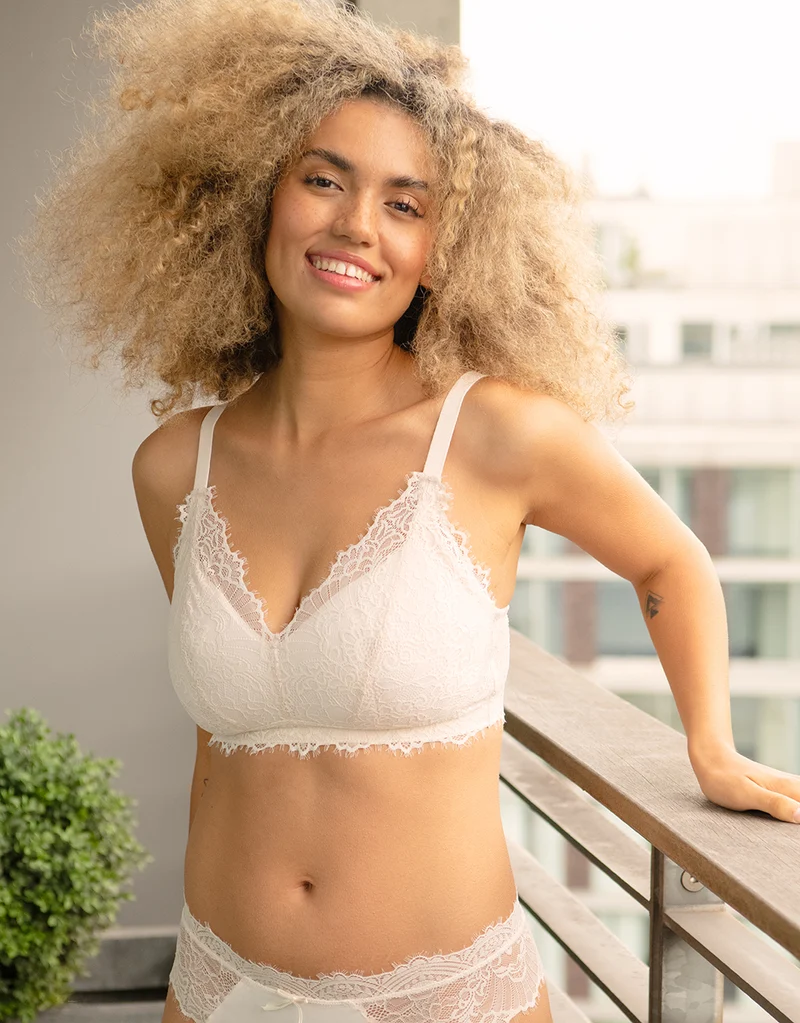 Bralette-Set 2x Sensla Black/Powder
