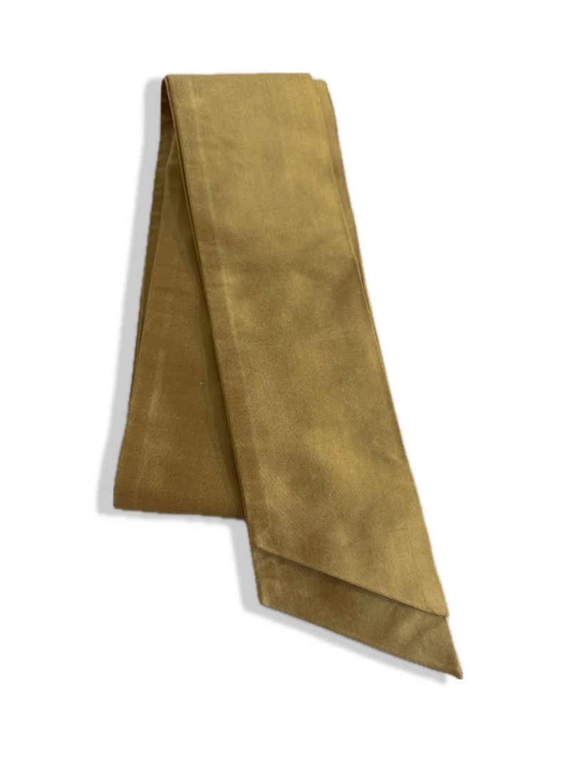 Dirndl Schleifenband - 100% Seide in Kiwi-Gold
