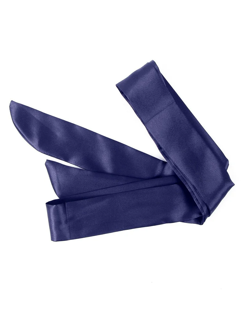 Babydoll aus blauer Wimpernspitze – Weite Ärmel, Knopfleiste, Satinbund & String-Set