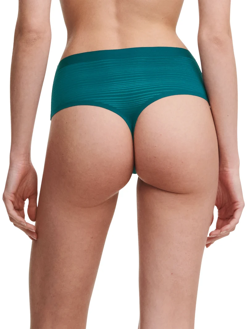 Chantelle - Tanga mit hoher Taille und Softstretch-Streifen in orientalischem Grün