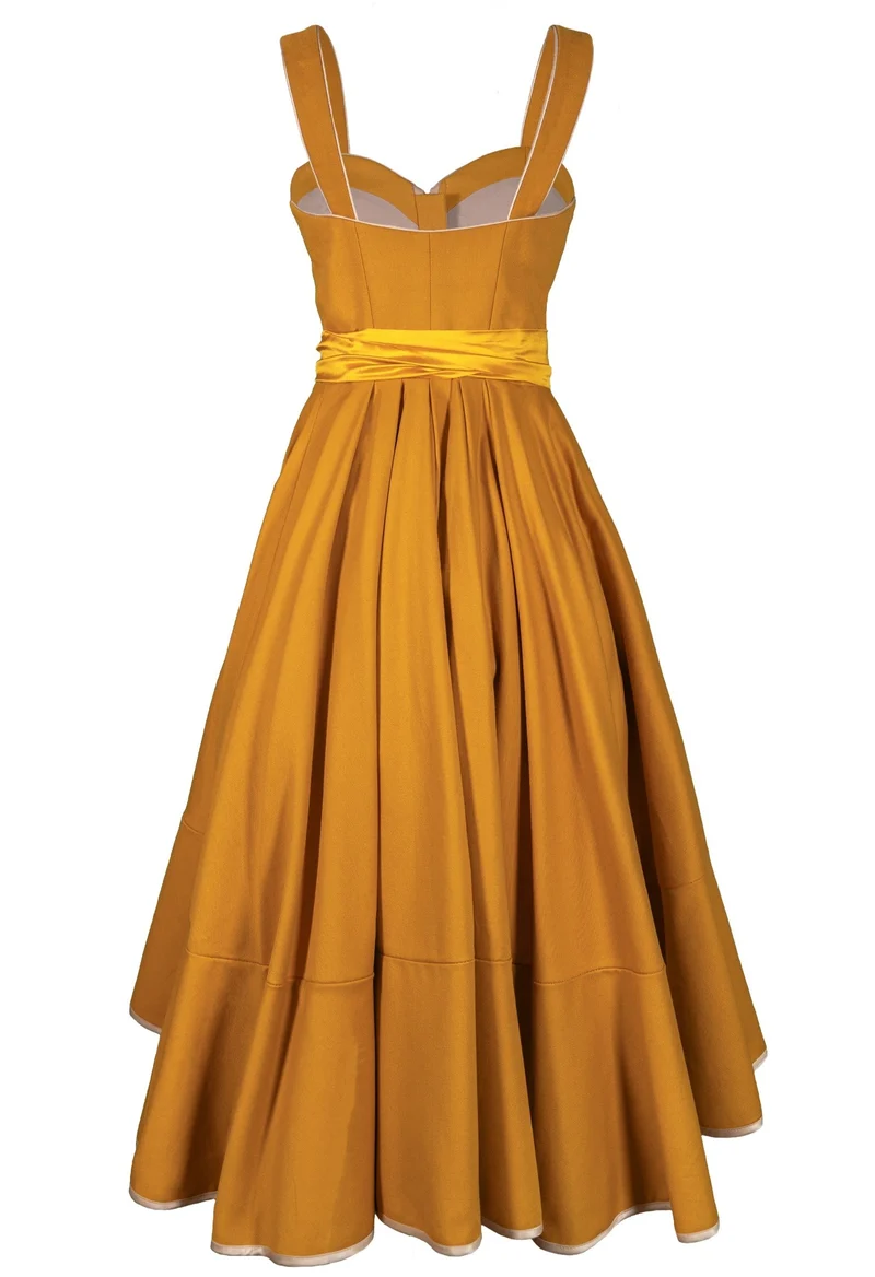 Dirndlkleid in mango gelb - Cascais