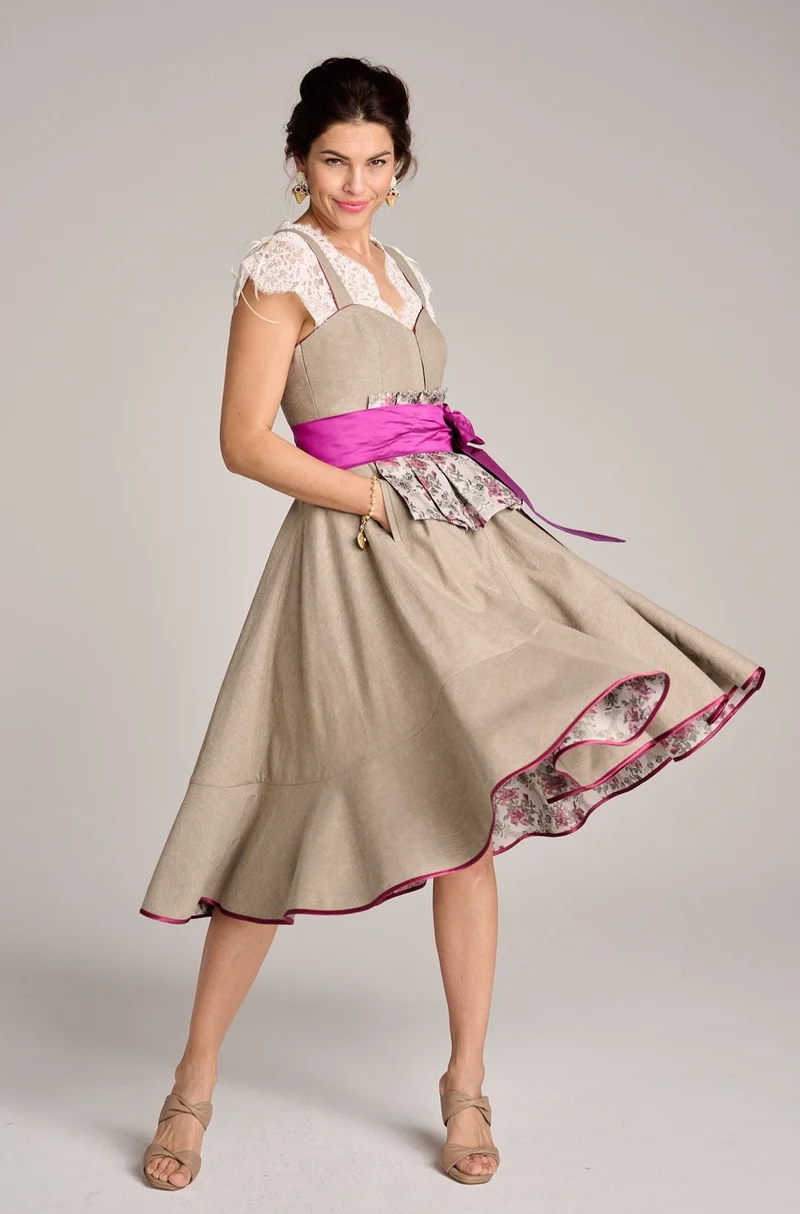 Designerdirndl in olive - Oliveira