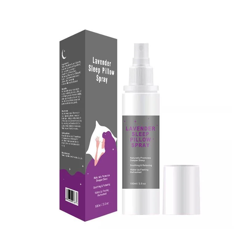 Natürliches Lavendelöl-Aromatherapie-Kissenspray für tiefen Schlaf
