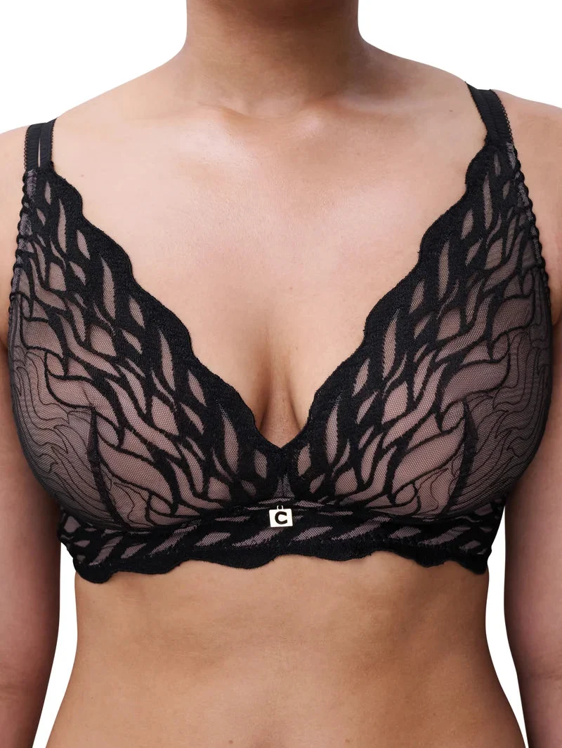 Chantelle – Vibe Bügelloser Stütz-BH Schwarz