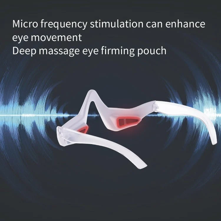 Augenmassagegerät mit Rotlichttherapie und Mikrostromfunktion zur Reduzierung von Augenringen und Schwellungen unter den Augen.