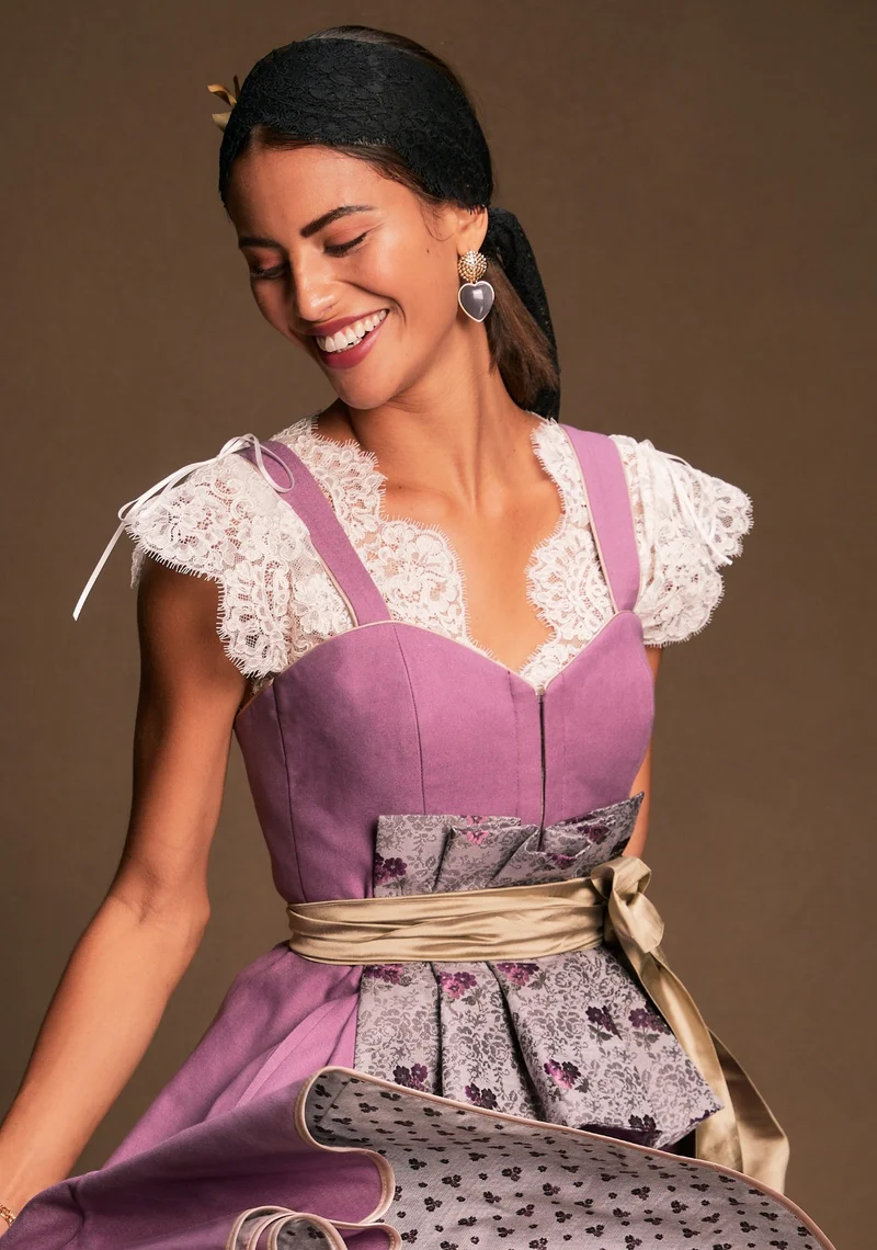 Designerdirndl in lila - Filomena