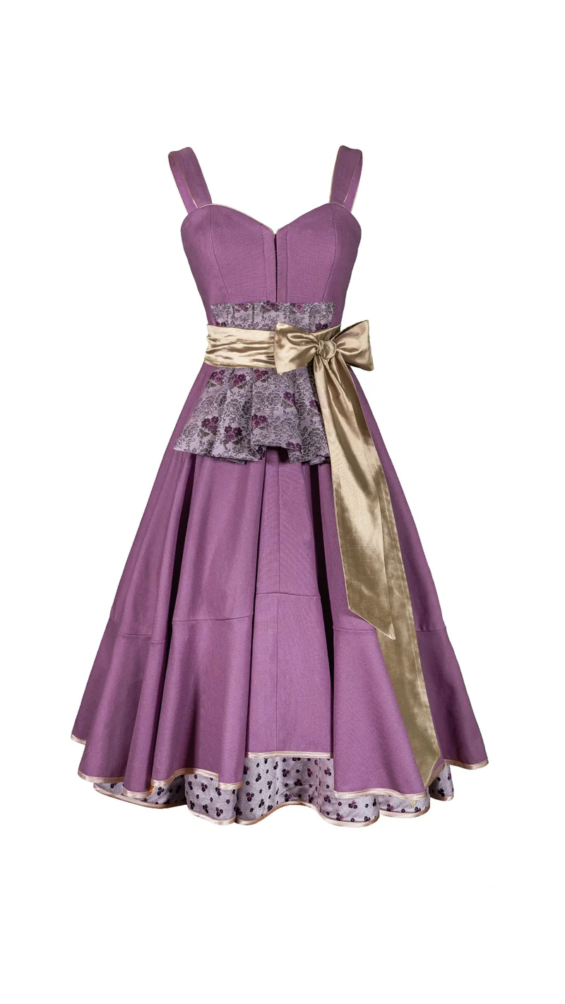 Designerdirndl in lila - Filomena