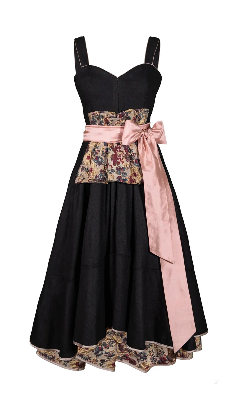 Designerdirndl in schwarz - Sagres