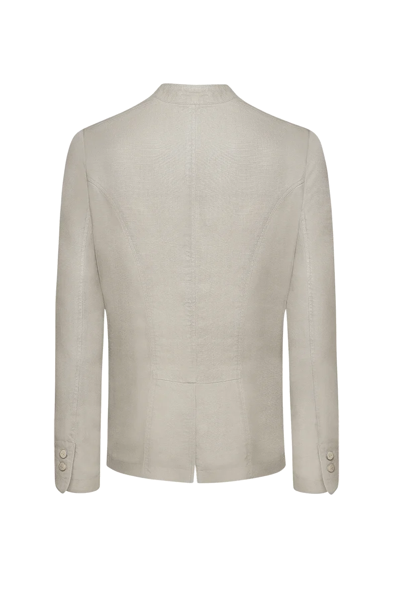 Gewaschene Leinenjacke