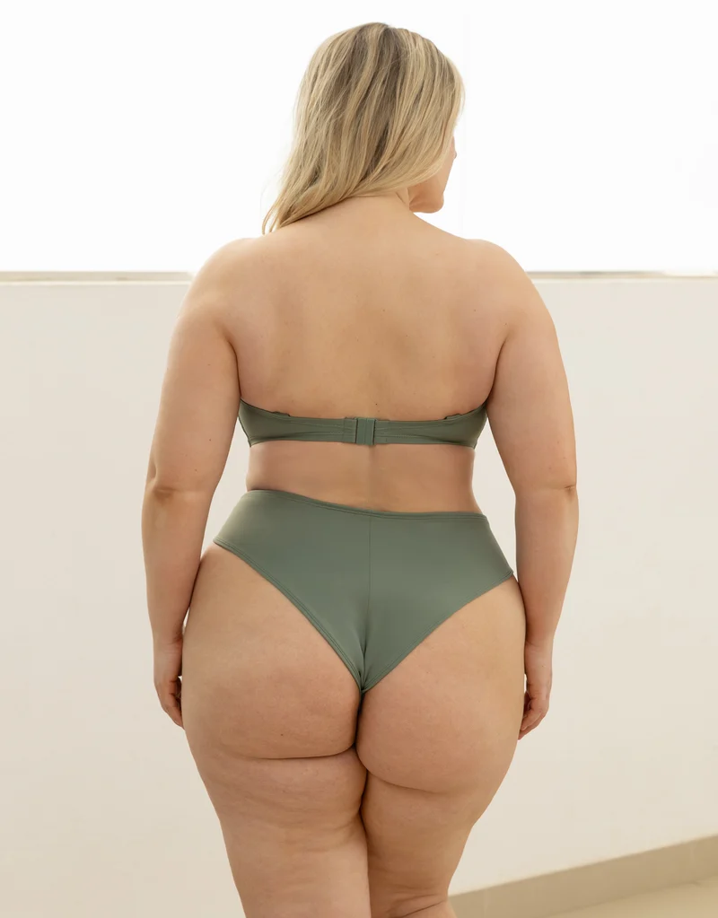 Bikini-Brazilian-Slip Monaco Khaki