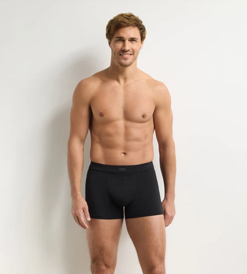 Schwarze Herren-Boxershorts Gentleman