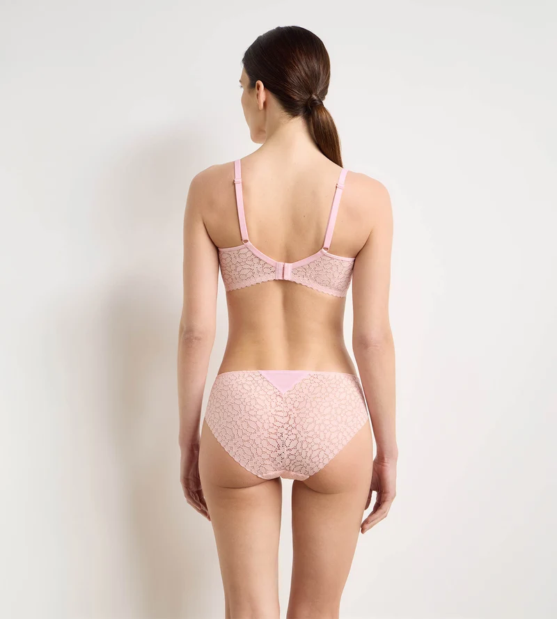 Bügelloser BH in Blütenrosa Daily Dentelle