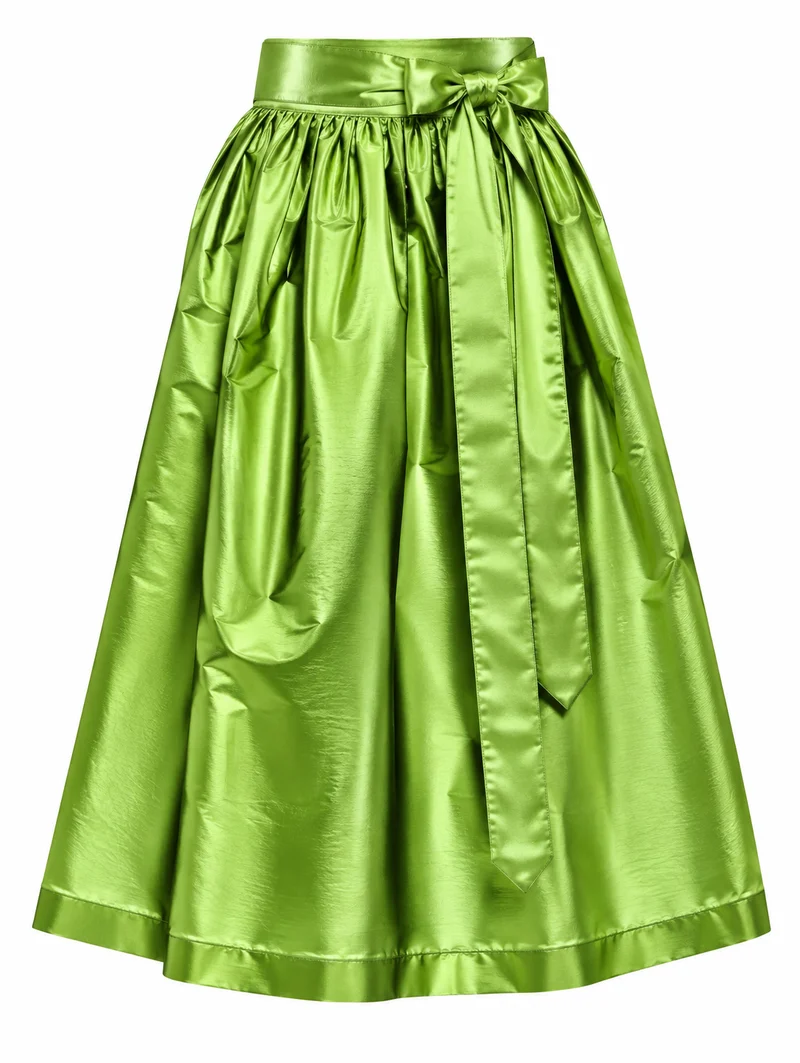 Klassische Taftschürze für Dirndl – 77 cm
