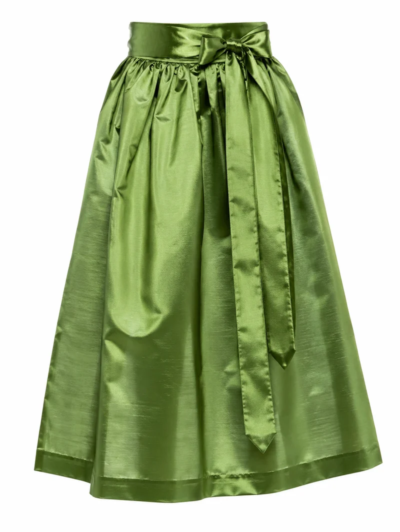 Klassische Taftschürze für Dirndl – 77 cm