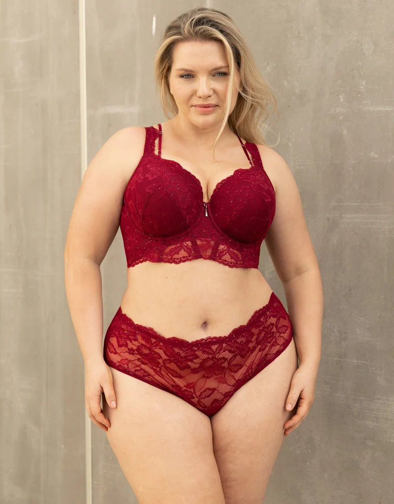 High-Panty Glam Bordeaux