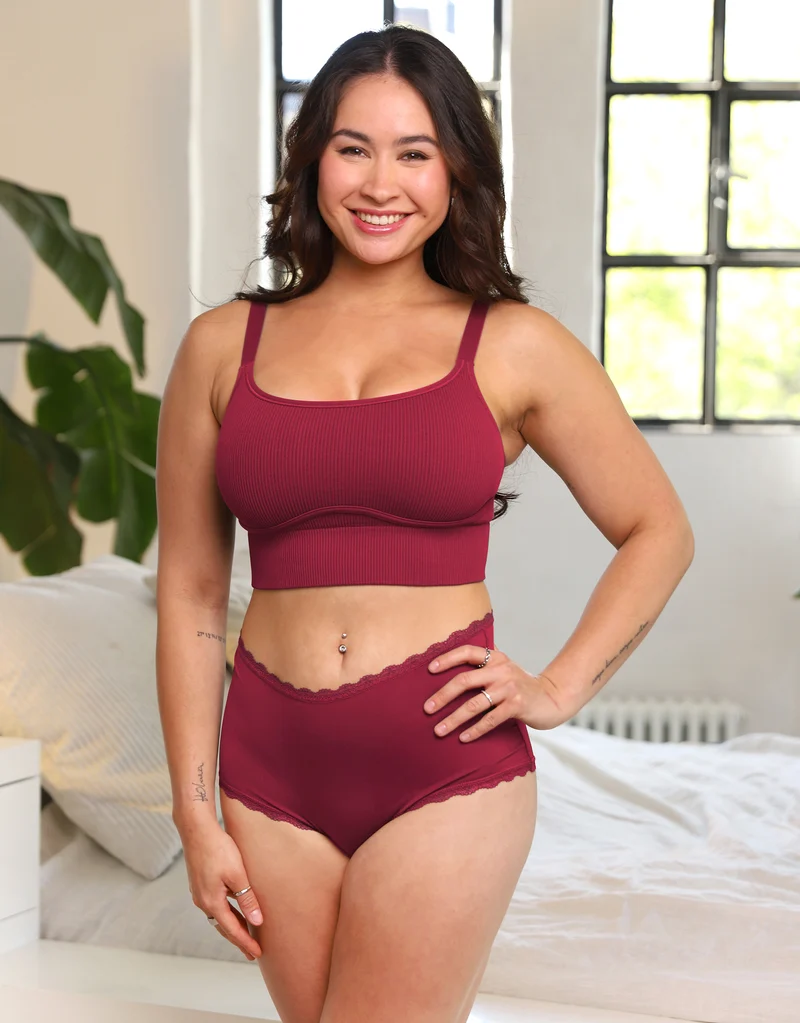 Bustier Freeda Bordeaux