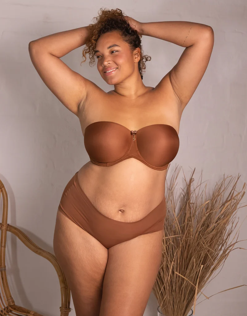 High-Panty Invisible Basic Mousse