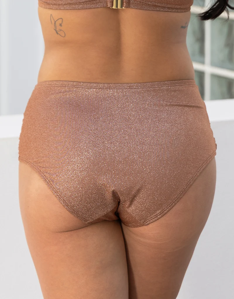 Bikini-High-Panty Valencia Glam Bronze