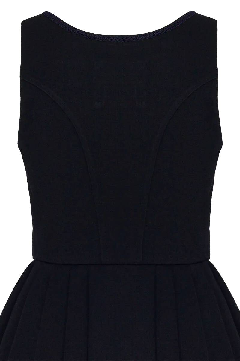 Dirndl Midi ohne Schürze - marine