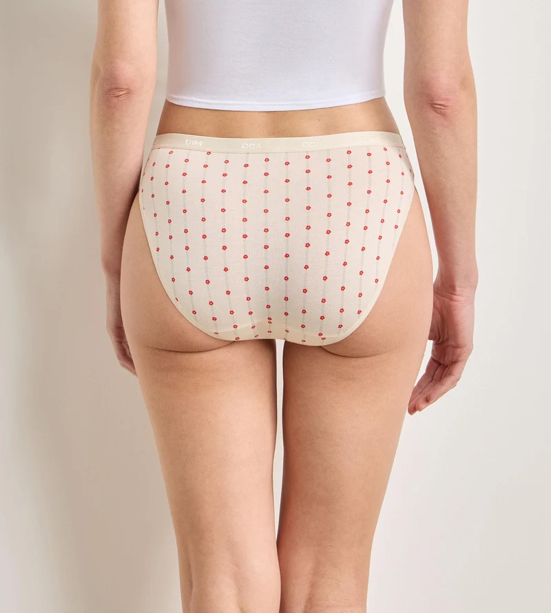 3er-Pack „Fleurs Douces“ Slips von Les Pockets Coton