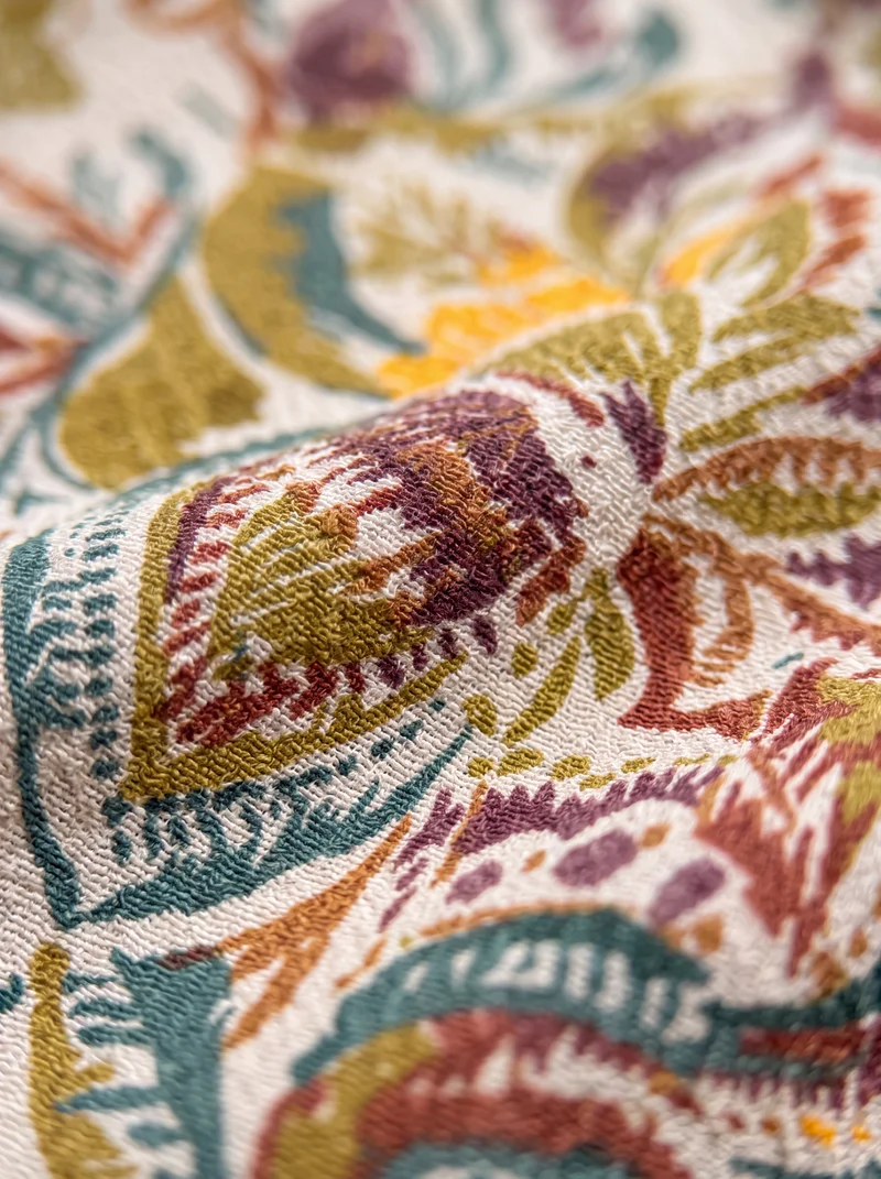 Florale Schürze Jacquard