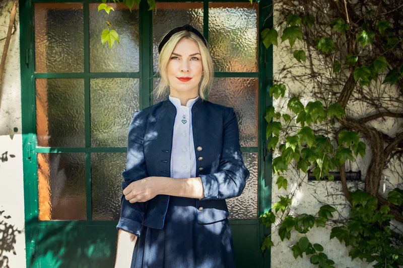 SOFT LEINEN BLAZER DUNKELBLAU