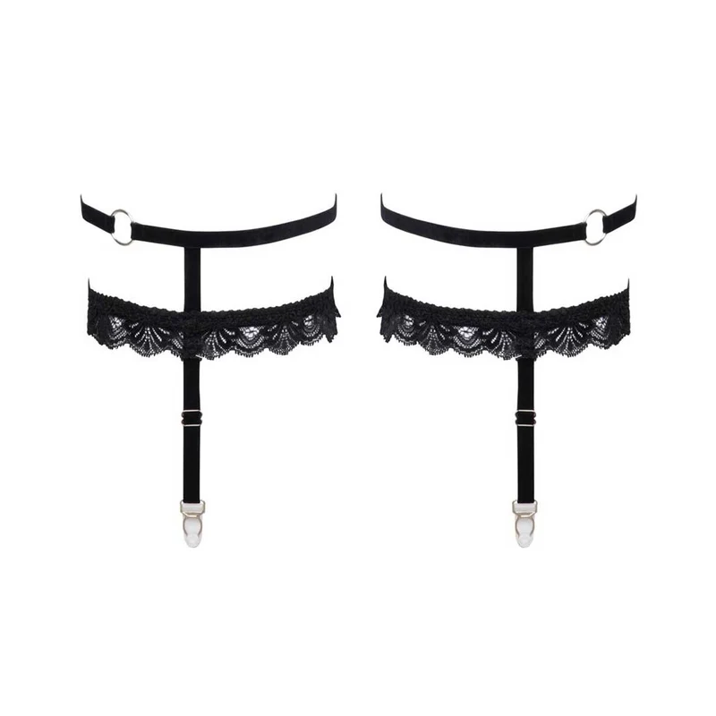 Straps-Strumpfband S-XL mit abnehmbaren Strapsen "Kira"