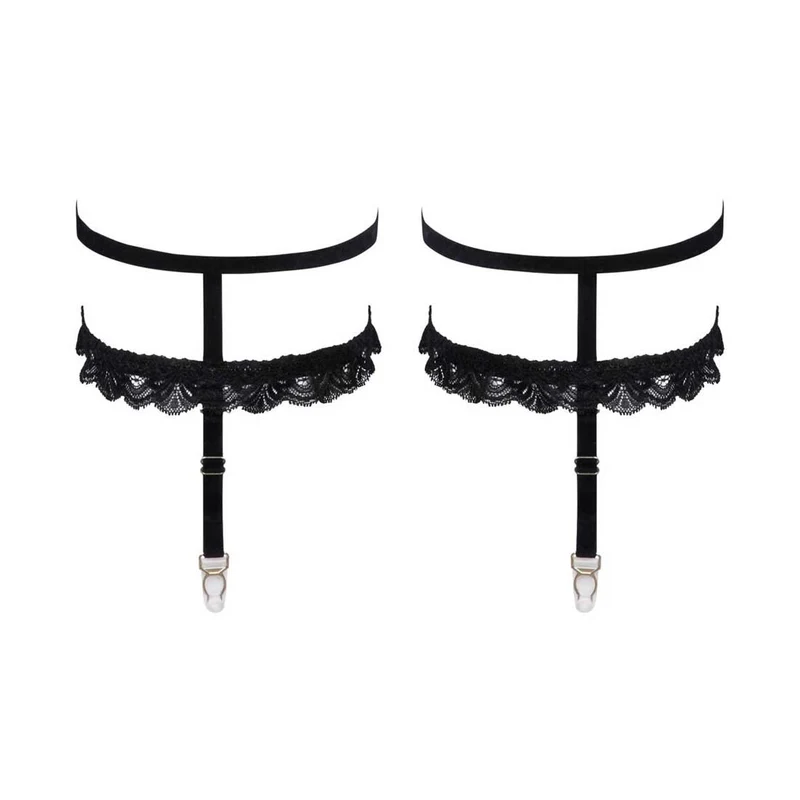 Straps-Strumpfband S-XL mit abnehmbaren Strapsen "Kira"