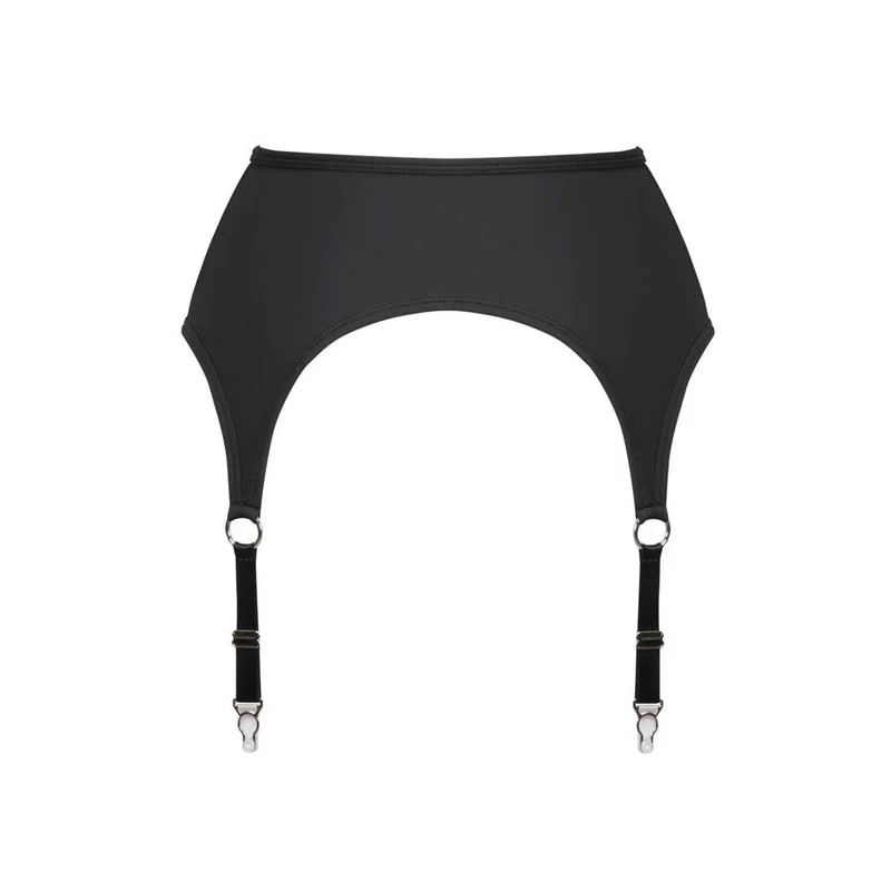 Breiter Strapsgürtel S-XL Matt-Look mit Reißverschluss "Tia"