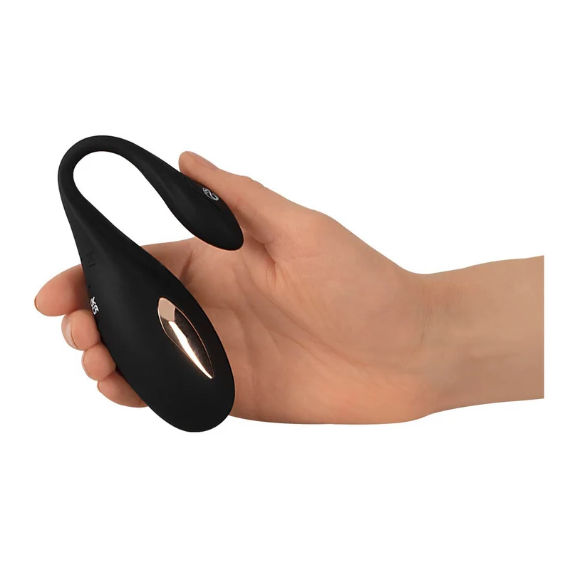 Reizstrom-Vibro-Ei mit Fernbedienung aus Silikon - 18,6cm