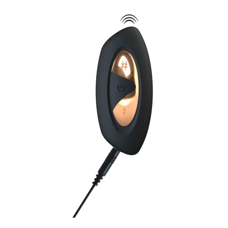 Reizstrom-Vibro-Ei mit Fernbedienung aus Silikon - 18,6cm