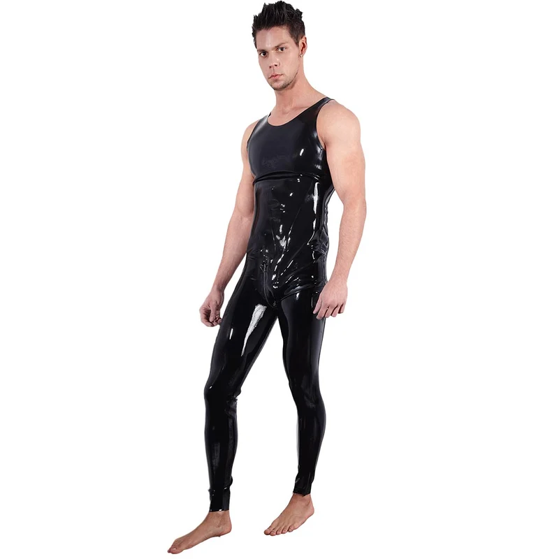 Latex Herren Overall M-2XL mit Schritt-Reißverschluss "Harvey"