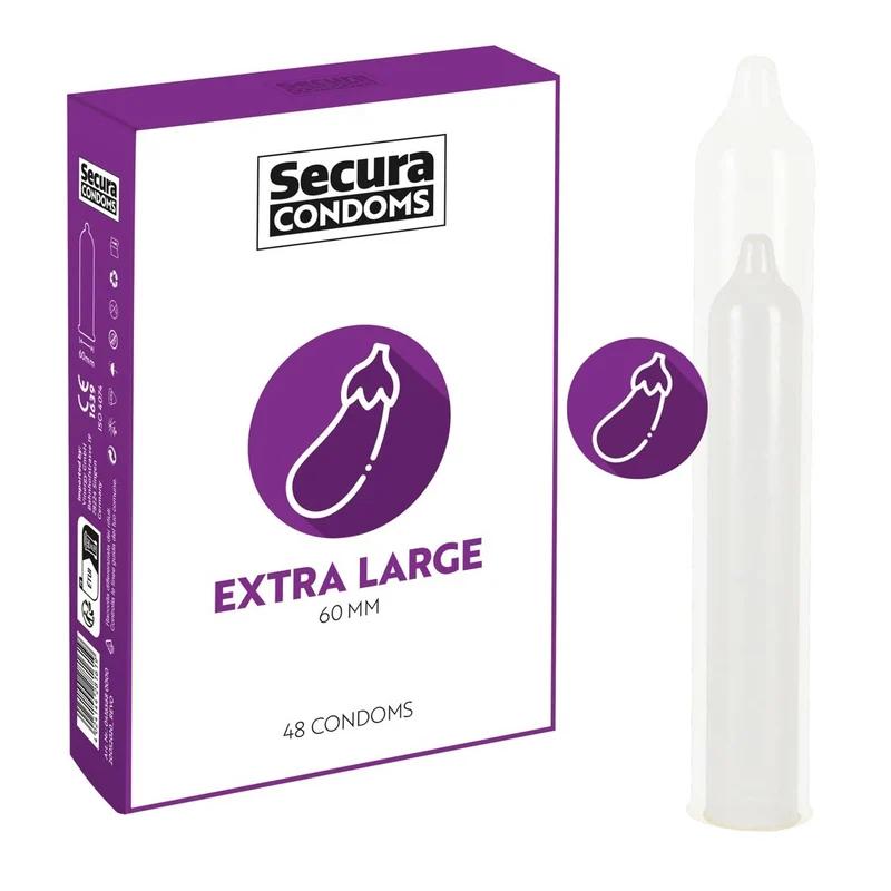 48 Stück Secura Kondome - 6 Sorten zur Auswahl