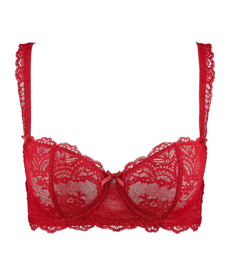 Aubade - Halbschalen-BH Danse Des Sens Irresistible Red